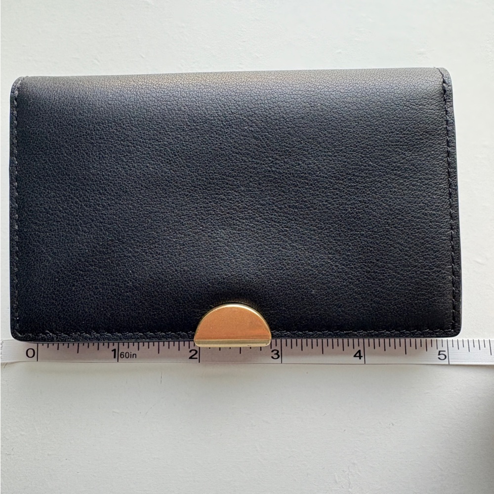 COACH Dreamer Leather Card Case Black Leather Wallet Card Holder - Picture 9 of 10